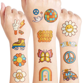 Generic front packaging showing Groovy 70s tattoos and quantity benefit