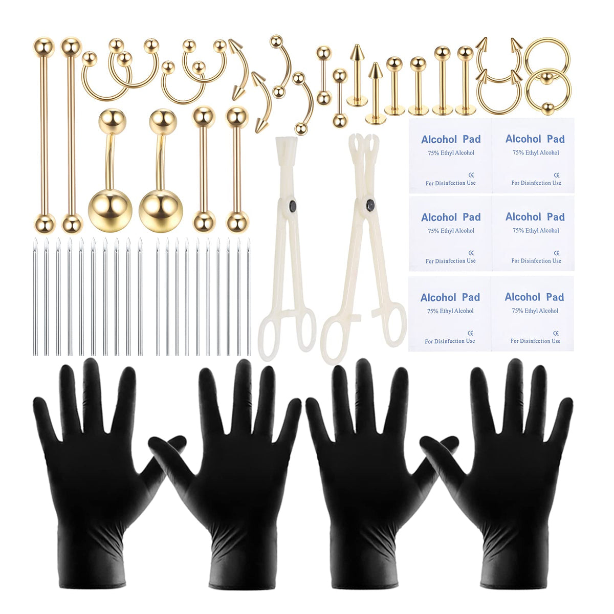 Generic front packaging showing full 58-piece kit and contents, helpful for quick selection