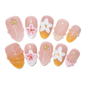 Generic front packaging showing press-on nails and kit contents for easy styling