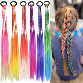 Generic colorful braid pack front view showing six braids and quick selection benefit