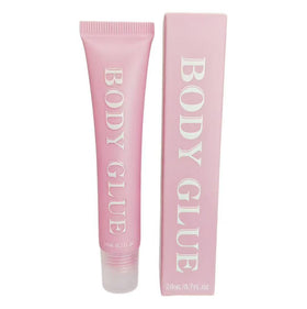 Generic front packaging showing tube and label, clear all-day hold benefit