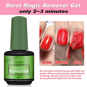 Generic gel nail polish remover brush close-up showing smooth application for precise control
