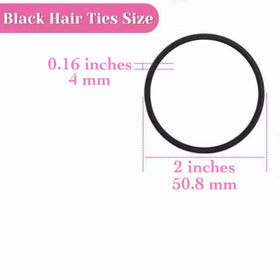 Generic hair tie holding curly hair securely for long-lasting styles