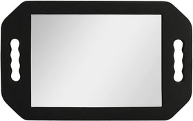Generic foam mirror front view showing clear reflection and professional use benefit