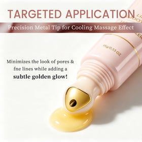 Generic instant fine line filler on vanity lifestyle shot illustrating portable, everyday use benefit