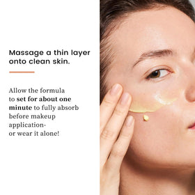 Generic instant fine line filler texture close-up revealing smooth, lightweight finish benefit