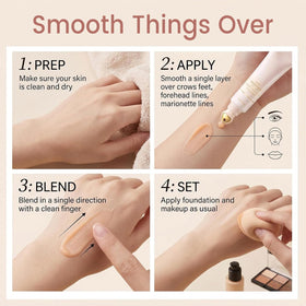 Generic instant fine line filler twist-up detail highlighting easy, mess-free dispensing benefit