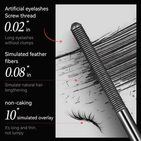 Generic Iron Wand before and after lashes highlighting dramatic volume results