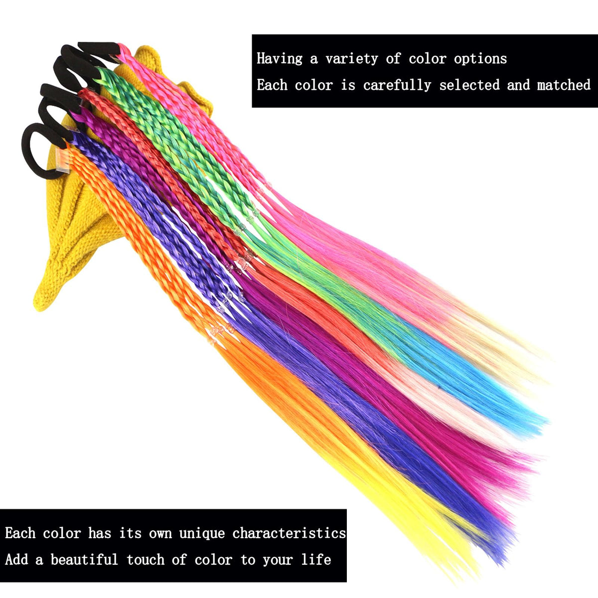 Generic child wearing braid outdoors showing playful look and durable wear benefit