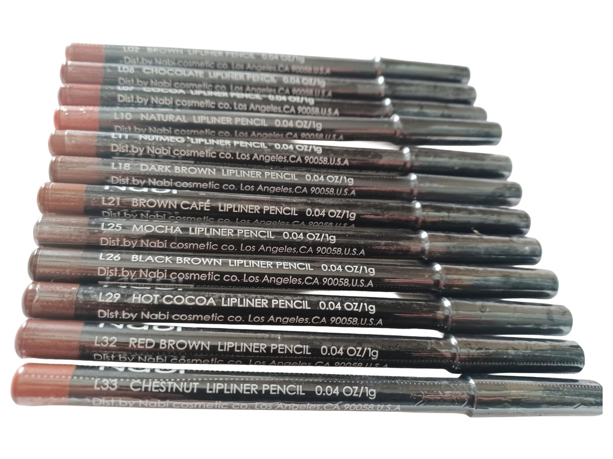 Generic lifestyle shot of model applying liner for defined, longer-lasting lips