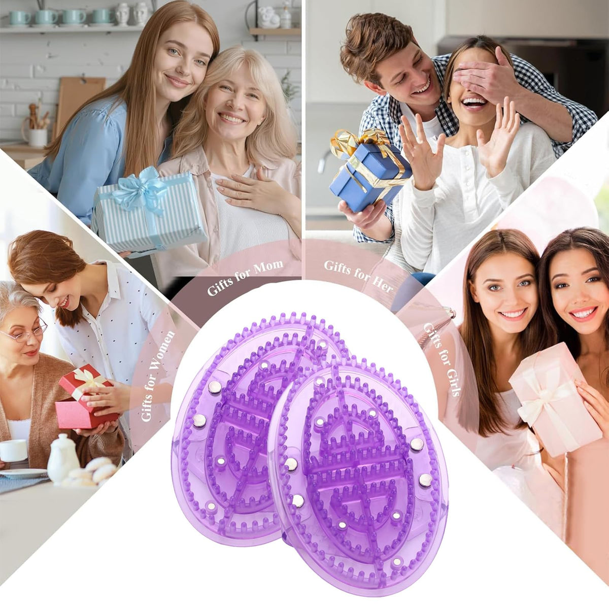 Generic meridian brush set on bathroom counter showing ready-to-use self-care routine