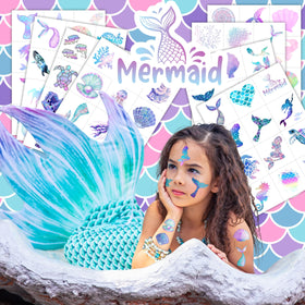 Generic mermaid sheet layout with 12×16 cm size visible for convenience