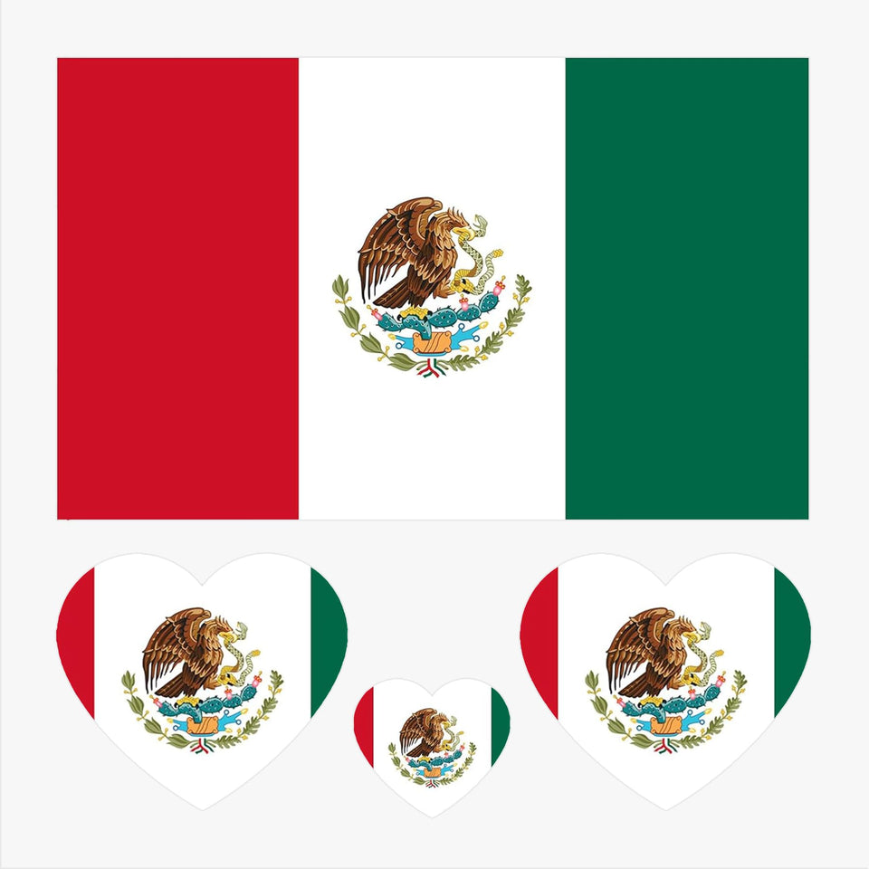 Generic Mexican flag front packaging showing 18 sheets and clear branding, convenient fan benefit