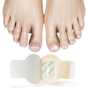 Generic patch used at bedside illustrating overnight nail care routine