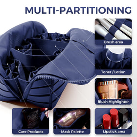 Generic opened flat layout revealing 27 pockets for quick visibility and access