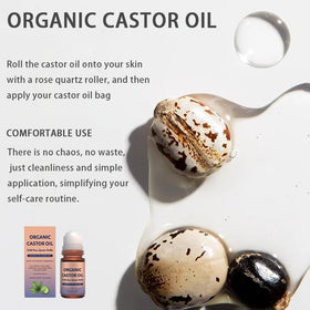 Hand applying Generic roller to eyebrow area, easy mess-free targeted use