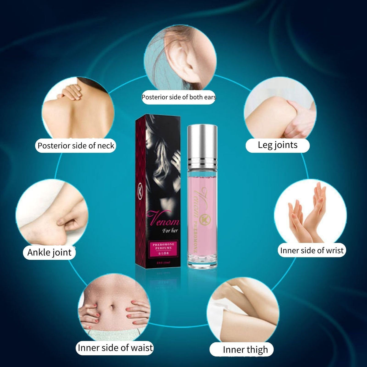 Generic close-up of rollerball texture showing smooth application and precision