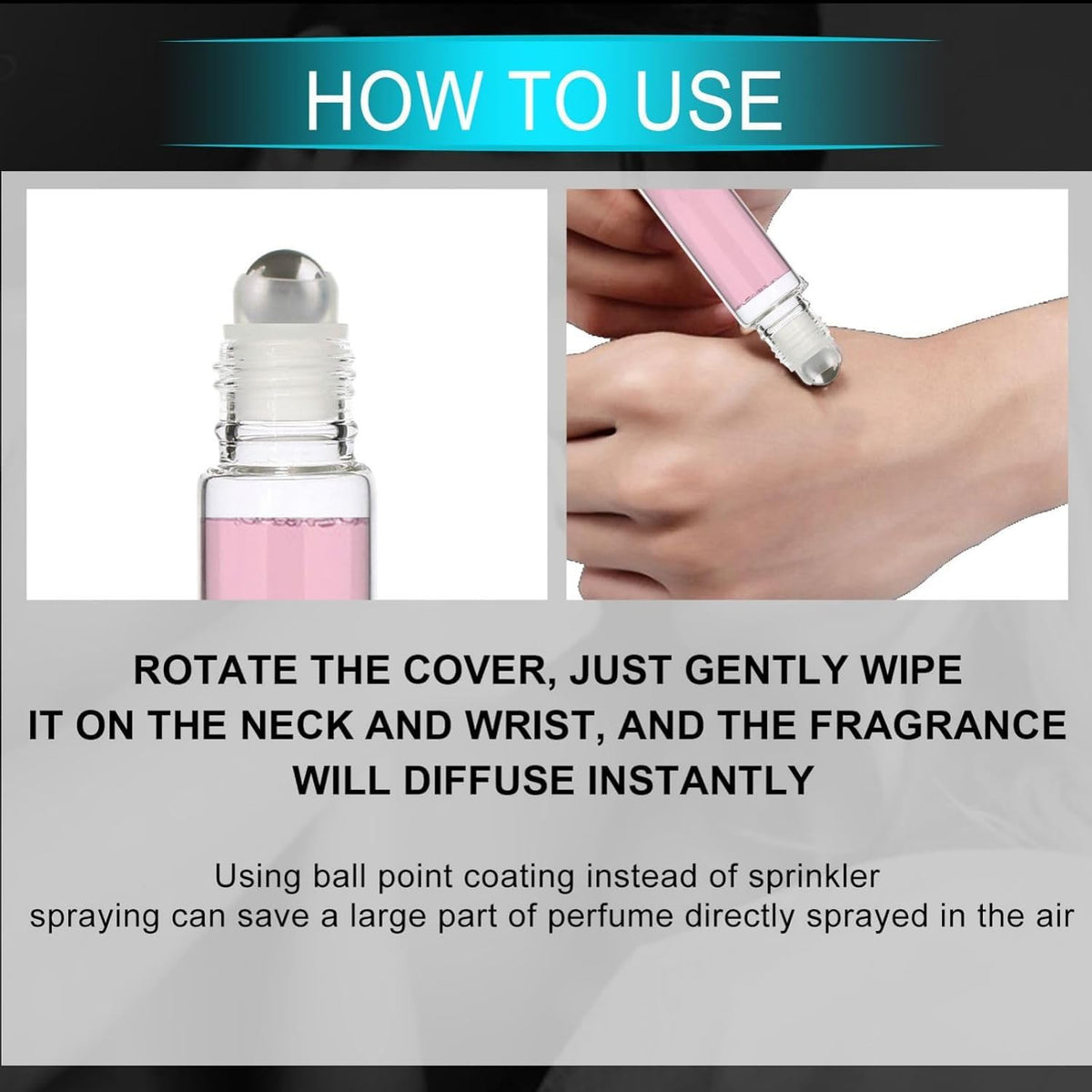 Generic size comparison with hand to show compact travel-friendly benefit