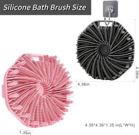 Generic product packaging and both scrubbers displayed to show included pieces and gift-ready presentation