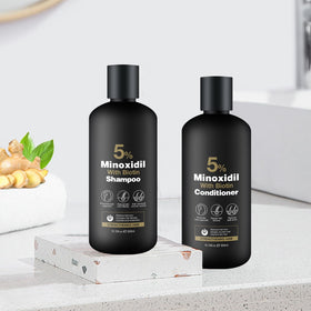 Generic shampoo pump close-up highlighting brand and easy dispensing for efficient routines