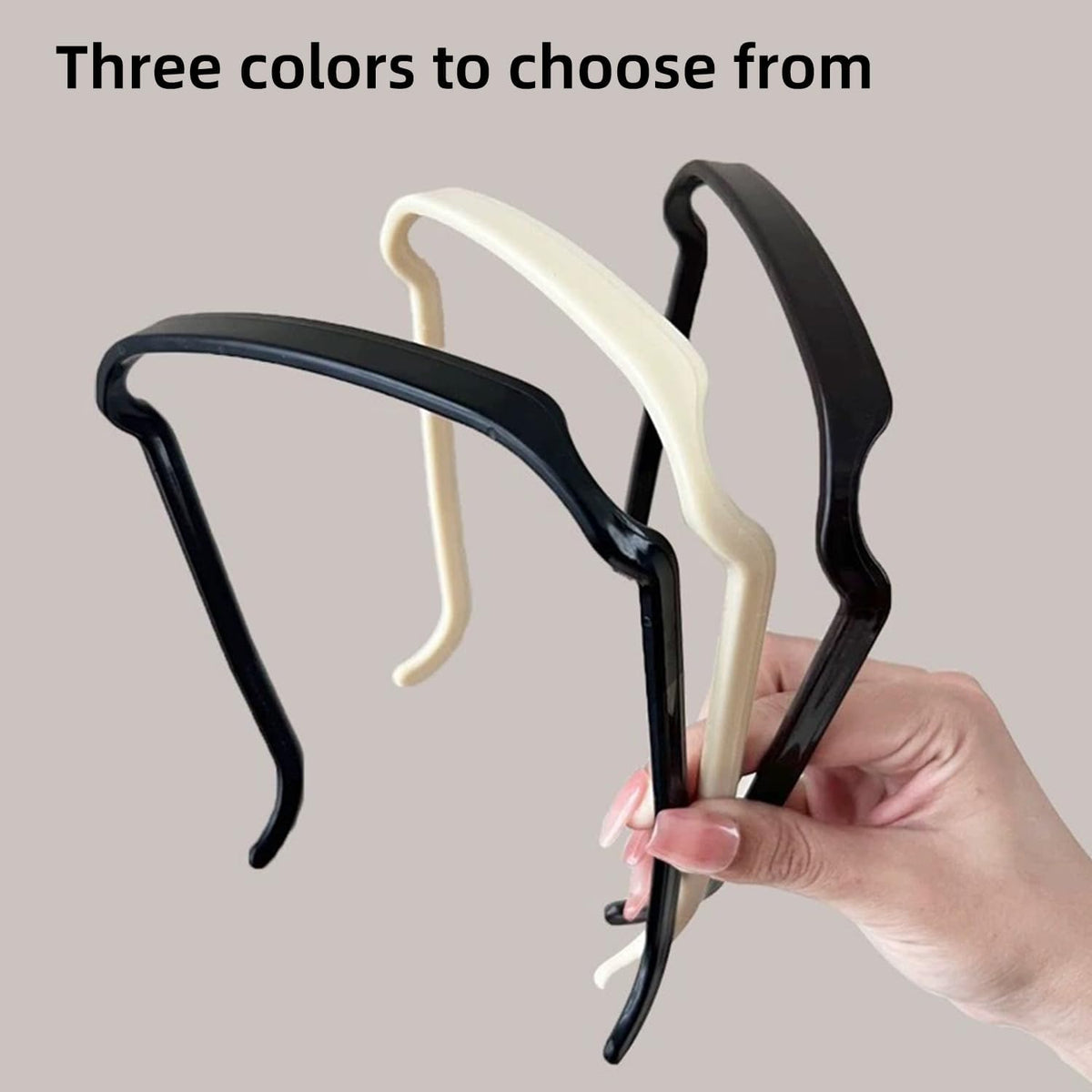 Generic square headband side profile beside a ruler to show large size