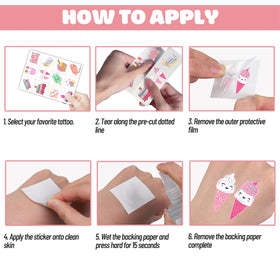 Generic stickers on notebook showing customization and craft use