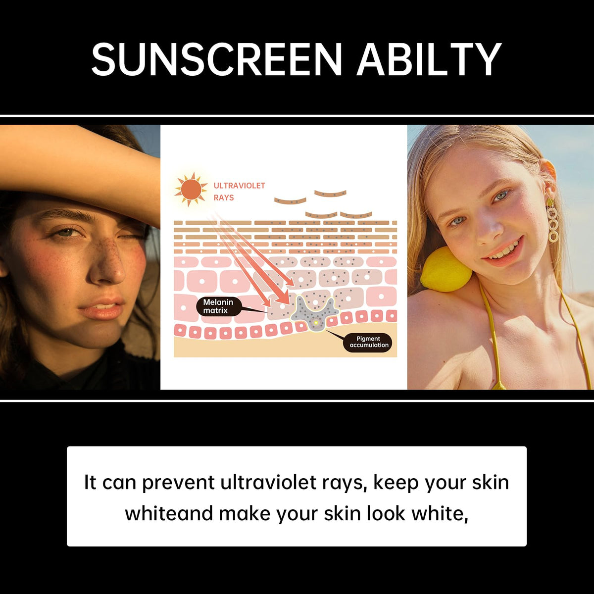 Generic sunscreen texture on spatula highlighting lightweight, non-greasy feel
