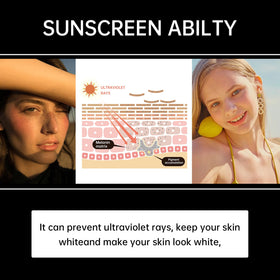 Generic sunscreen texture on spatula highlighting lightweight, non-greasy feel