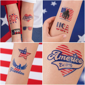 Generic brand tattoo adhered to water bottle demonstrating multipurpose decoration benefit