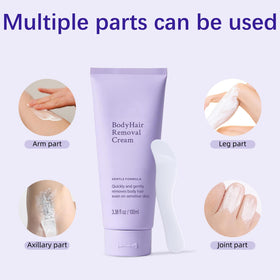 Generic underarm application detail demonstrating safe, irritation-reducing removal