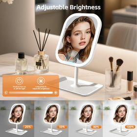 Generic mirror in a bedroom setting demonstrating portable styling and aesthetic appeal