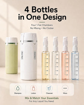 Generic brand close-up of wide mouth opening for easy refill and simple cleaning benefit