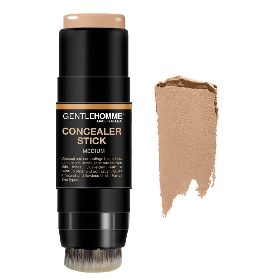 Gentlehomme concealer stick front packaging showing compact dual-ended design