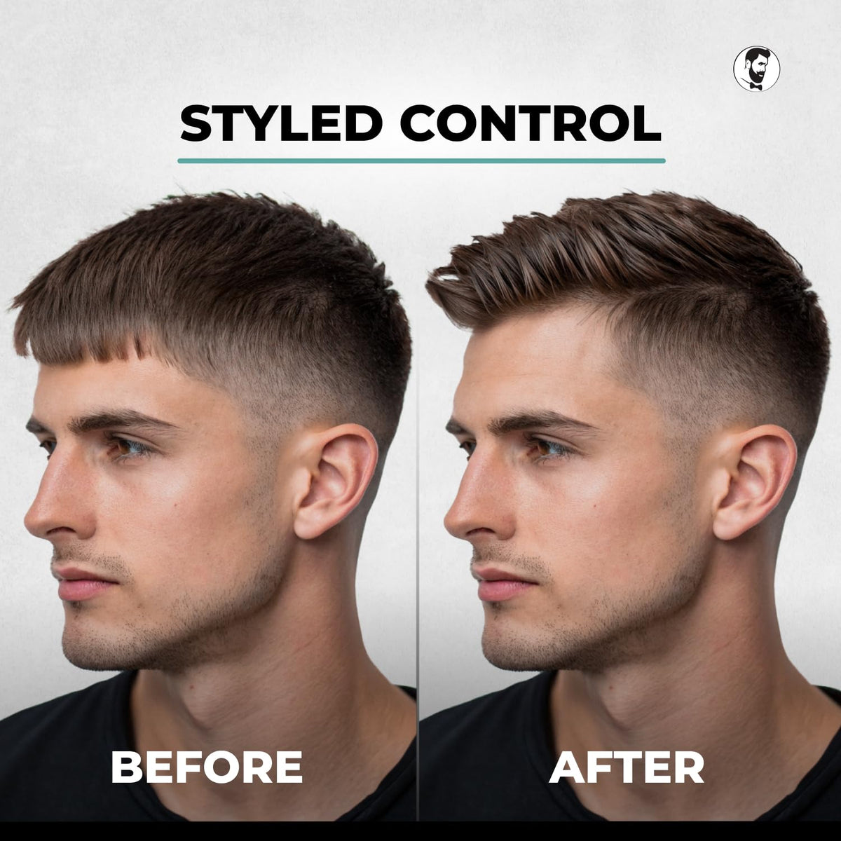 Gentlemen Republic clear gel texture highlighting non-greasy shine