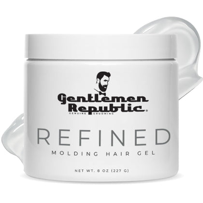 Gentlemen Republic front jar showing label and 8oz size benefit