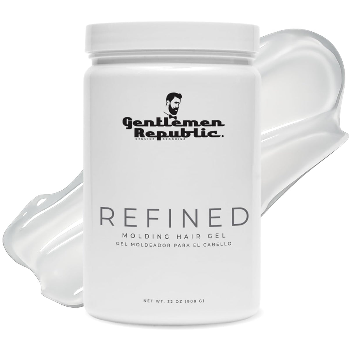 Gentlemen Republic 32oz front label showing product for reliable hold