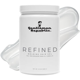 Gentlemen Republic 32oz front label showing product for reliable hold