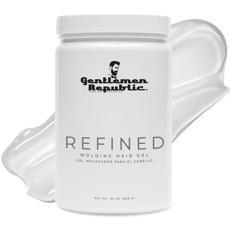 Gentlemen Republic 32oz front label showing product for reliable hold