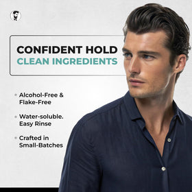 Gentlemen Republic clear gel texture close-up highlighting smooth shine