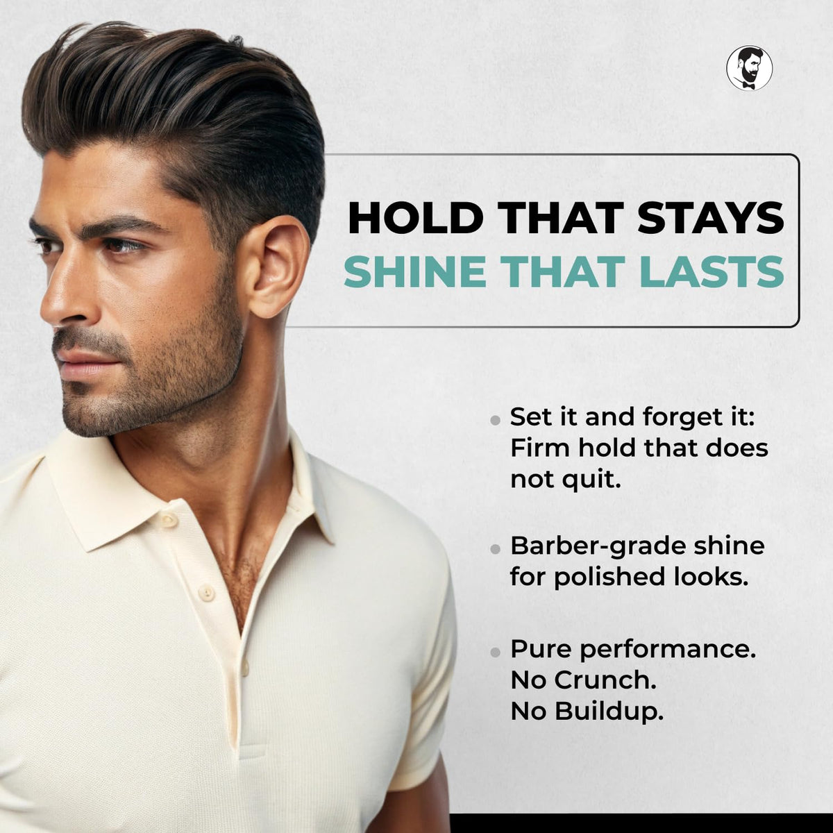 Gentlemen Republic used by man styling slick-back for polished finish