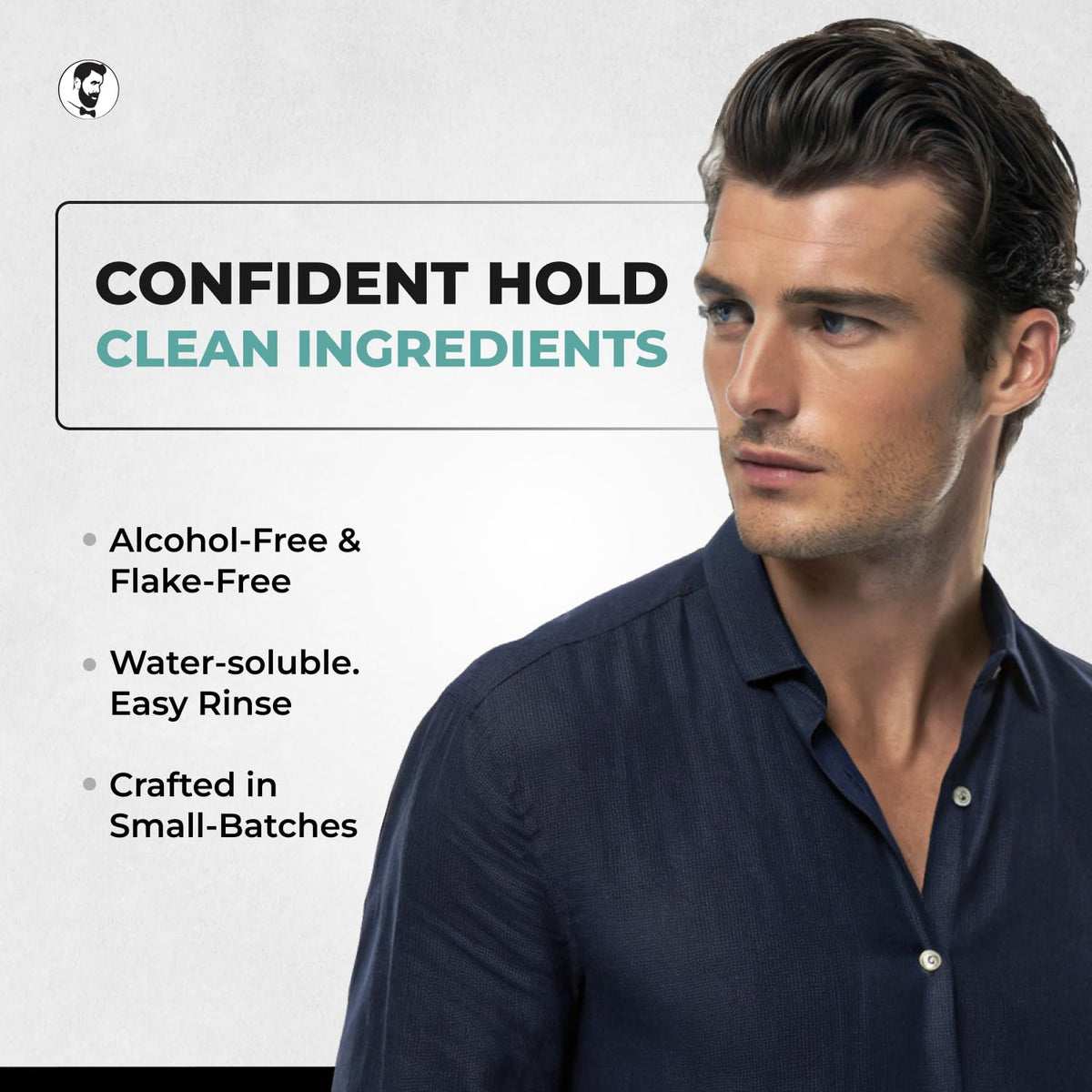 Gentlemen Republic pump dispensing gel for quick, measured application