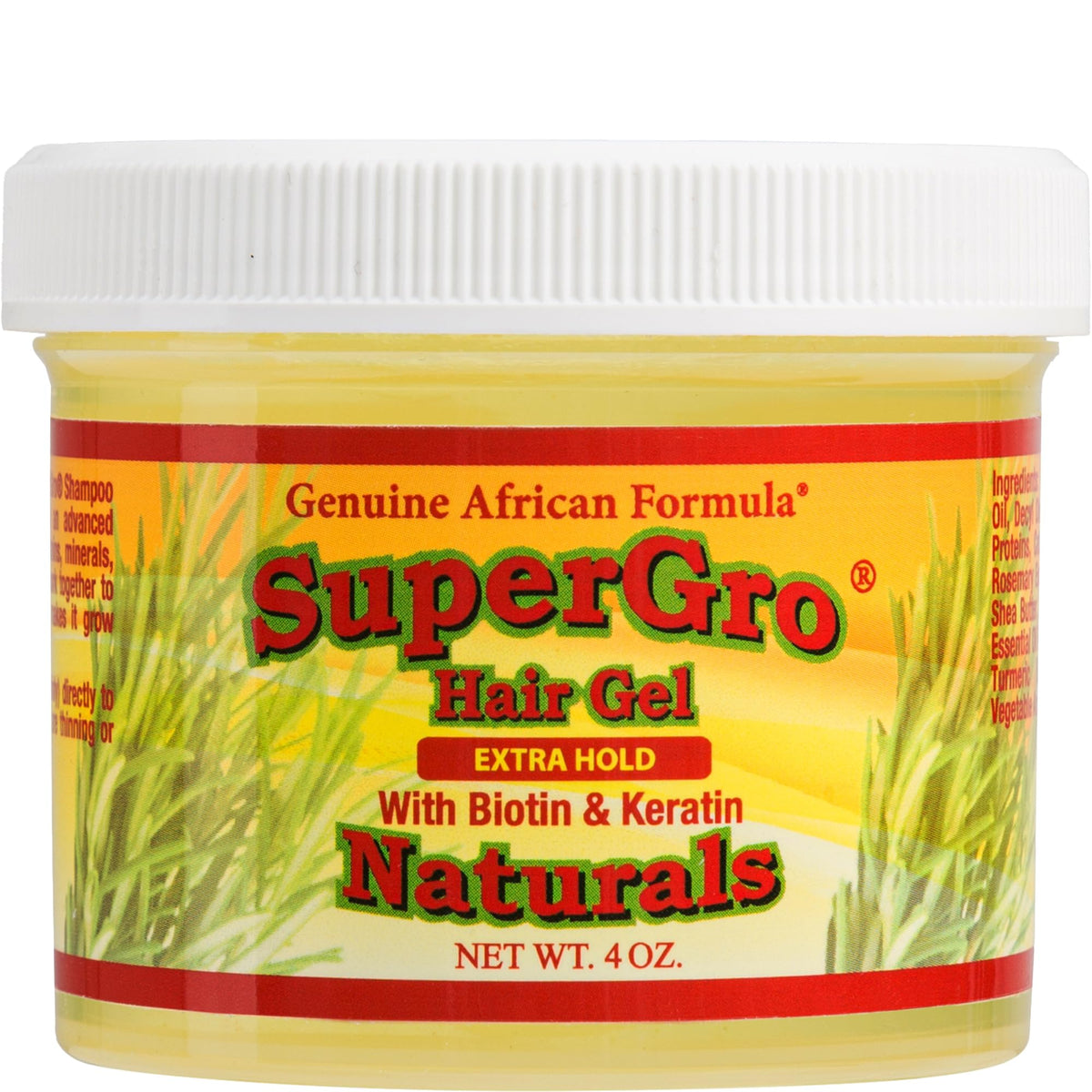 Genuine African Formula front jar view showing product branding and hold
