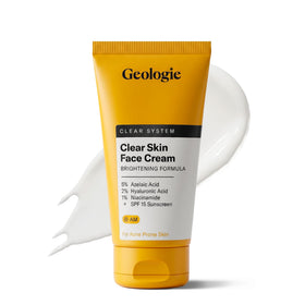 Geologie front packaging showing bottle and brand, communicates clinical credibility