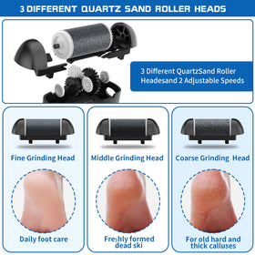 Geopu accessories laid out with scrubbers and brush for complete foot care kit