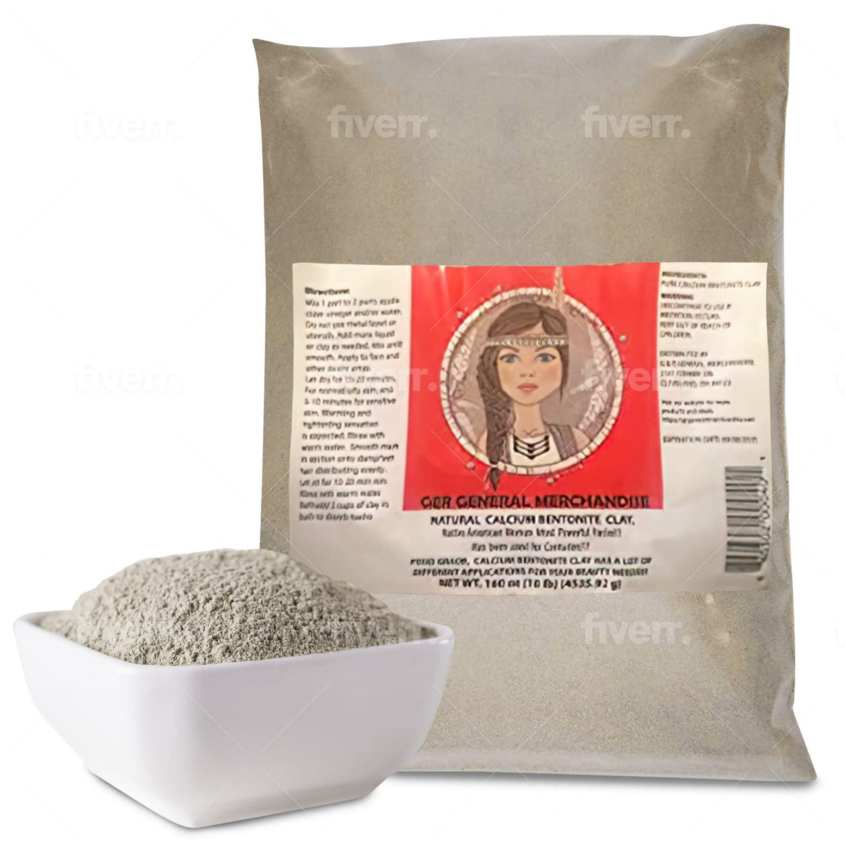 GER GENERAL MERCHANDISE 10 lb bag beside household items showing scale and bulk supply benefit