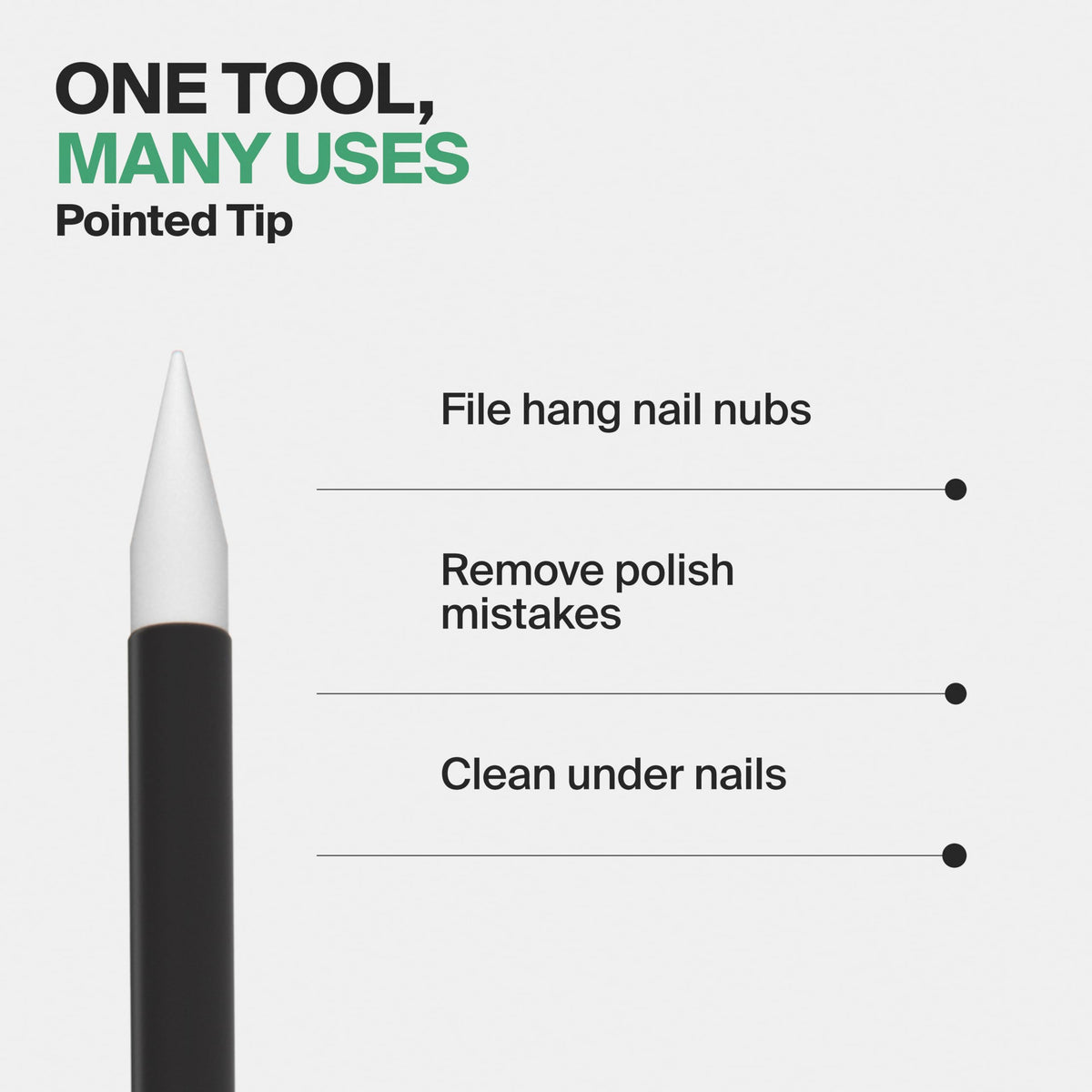 GERMANIKURE tool placing nail art gems showing accuracy and tidy application