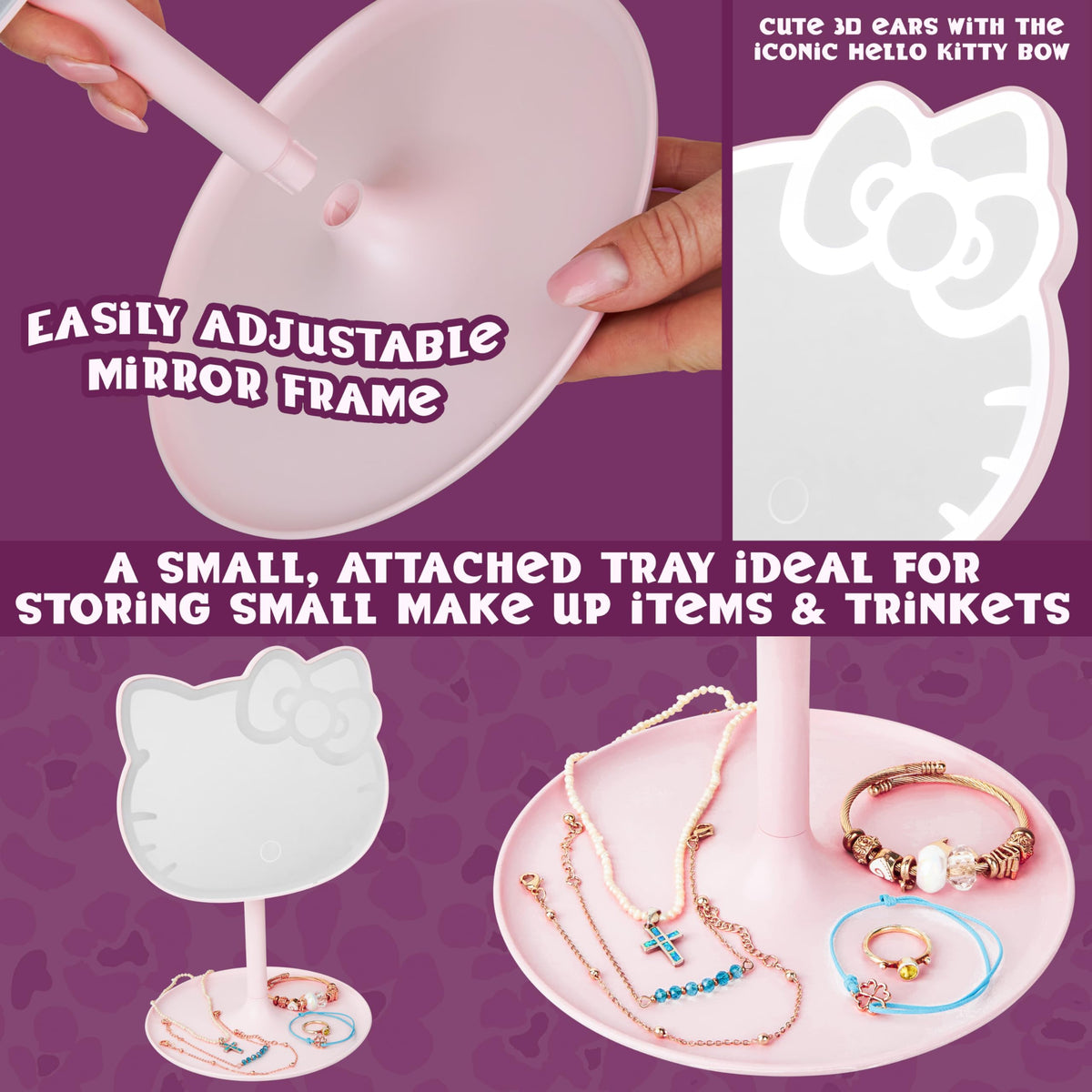 Get Trend Hello Kitty single-panel with touch control offering compact desk use