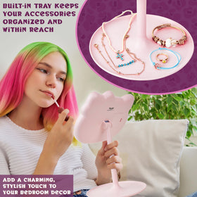 Get Trend Hello Kitty tri-panel open displaying multi-angle views for styling