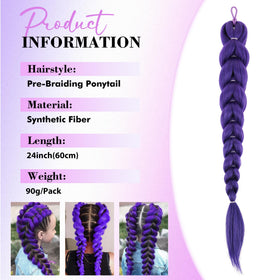 GetGal close-up braid texture highlighting realistic fibers and smooth appearance