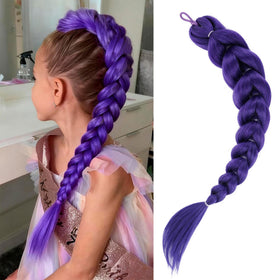 GetGal front packaging showing purple braided ponytail and secure box benefit